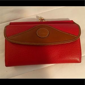Dooney & Bourke Red Leather Wallet